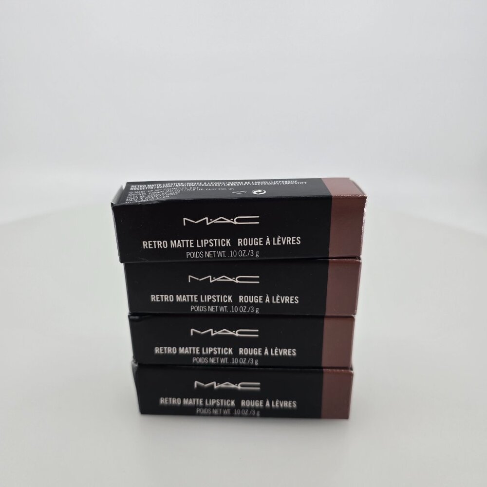MAC RETRO MATTE LIPSTICK ROUGE [COLOR BRONX 708] - Picture 4 of 4